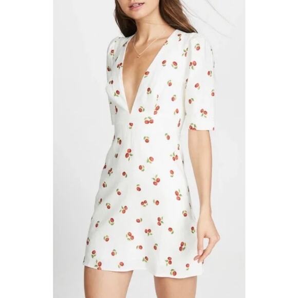 NWT Farm Rio Mini Pitanga V Neck Mini Dress Sz. L